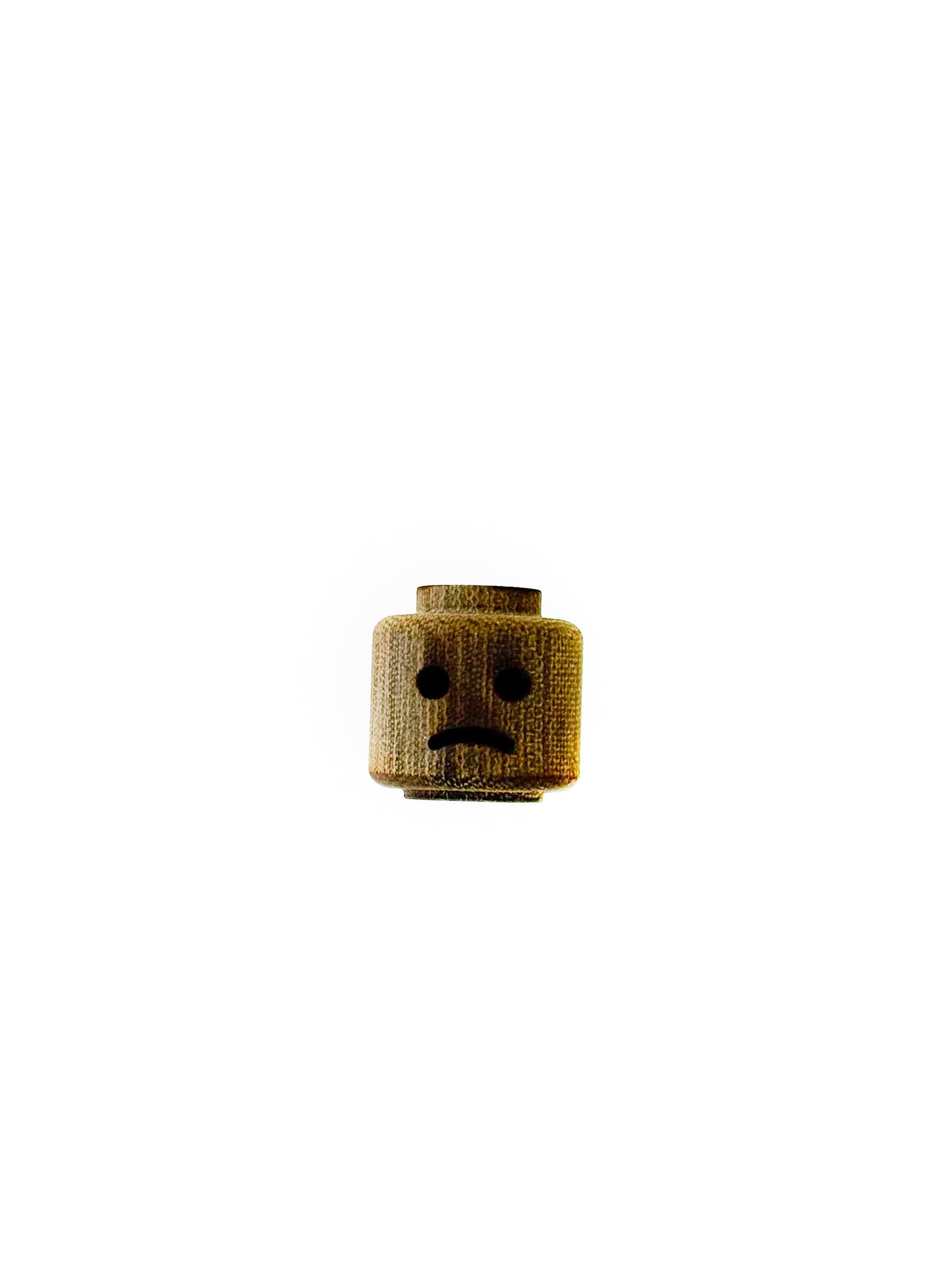 Toasted Micarta ZeroFeud BrickMan Beads