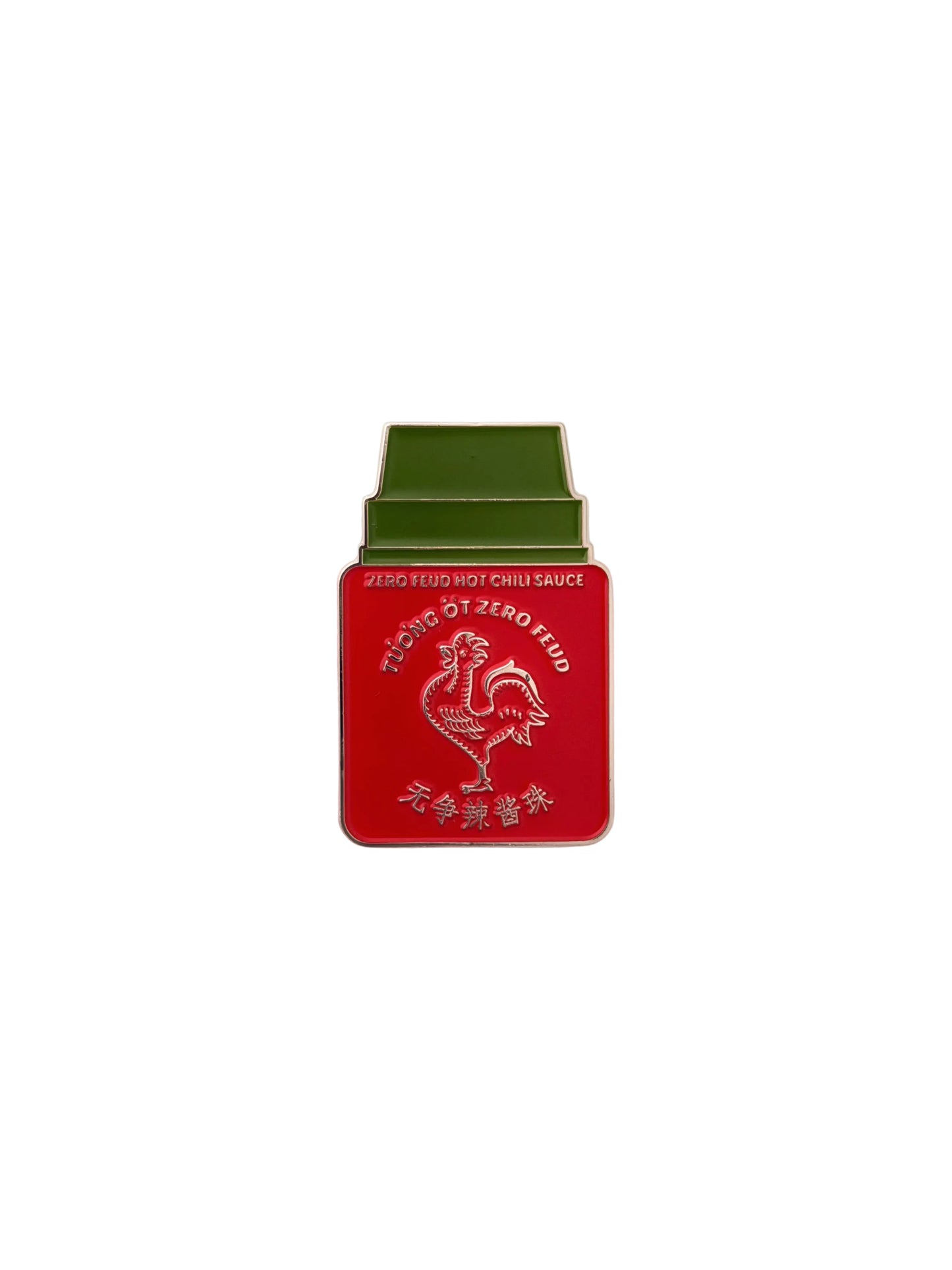 ZeroFeud Hot Sauce Sriracha Enamel Coins
