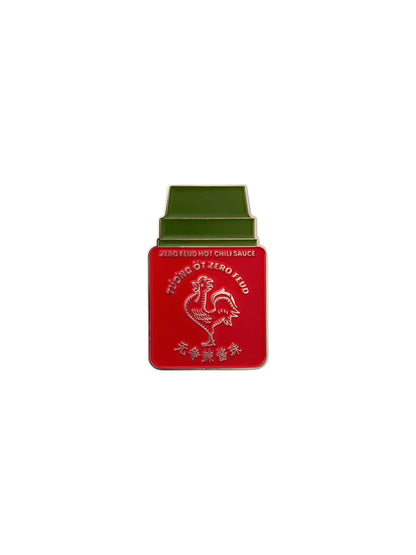 ZeroFeud Hot Sauce Sriracha Enamel Coins