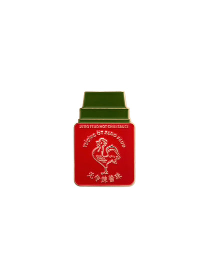 ZeroFeud Hot Sauce Sriracha Enamel Coins