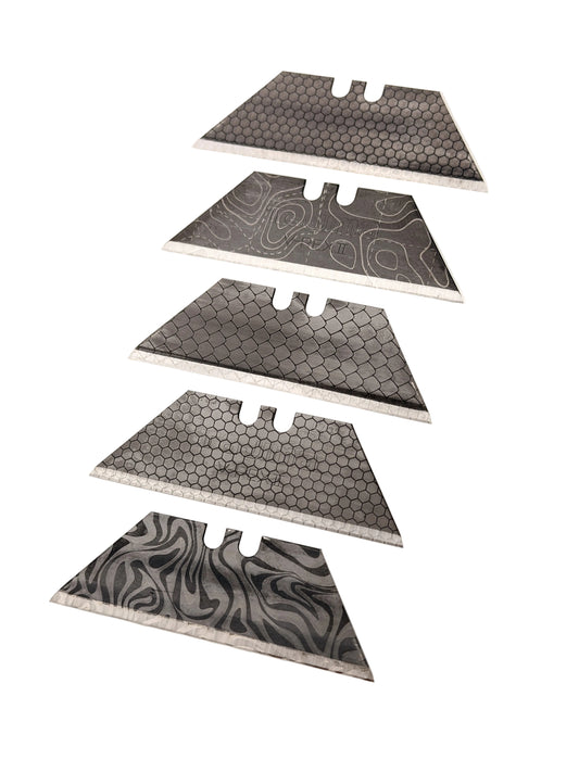 ZeroFeud Faux Damascus Blade - 5 pack