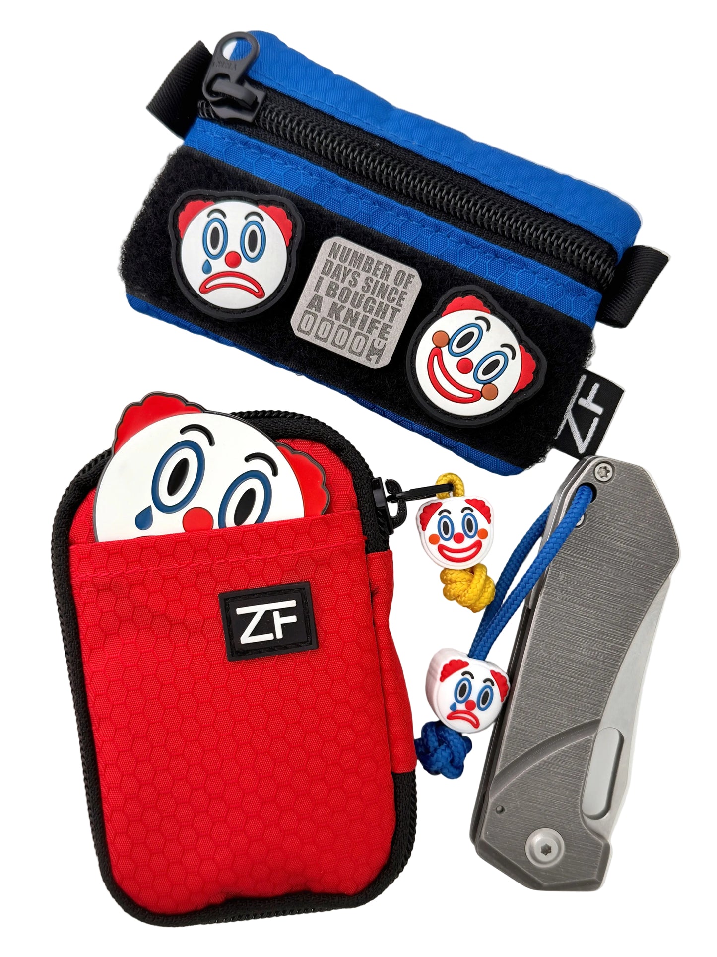 ZeroFeud PVC Clown Lanyard Beads