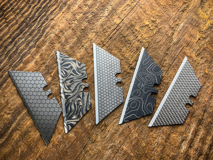 ZeroFeud Faux Damascus Blade - 5 pack