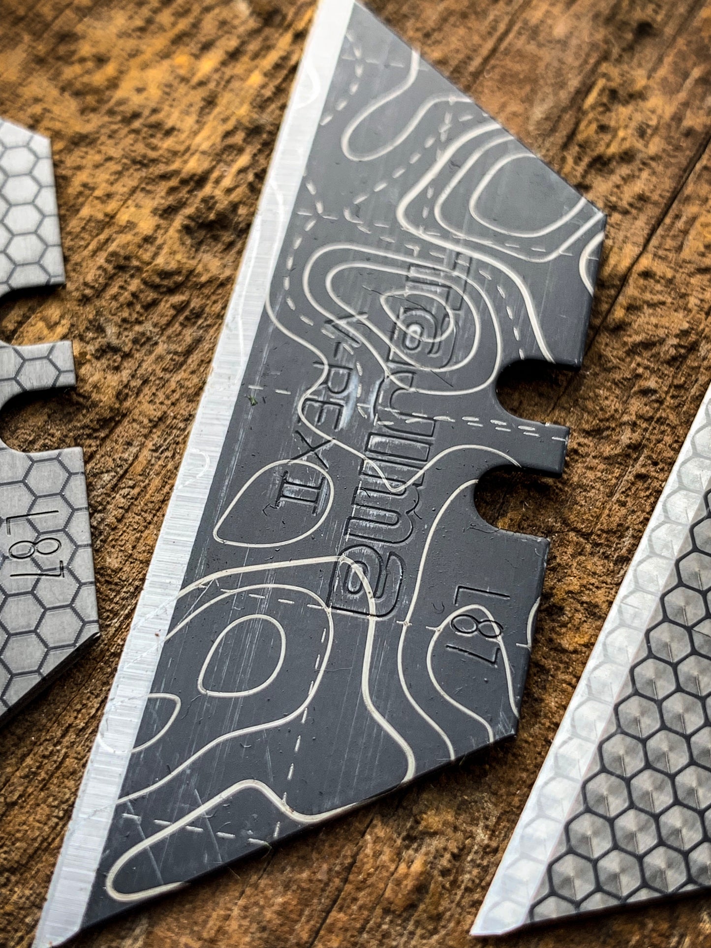 ZeroFeud Faux Damascus Blade - 5 pack