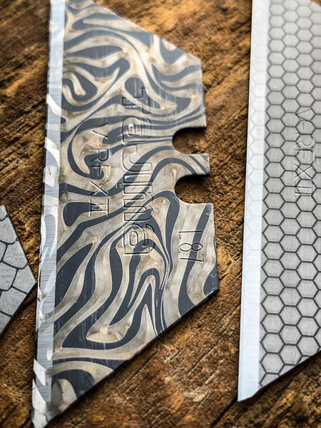 Faux Damascus Blade - 5 pack